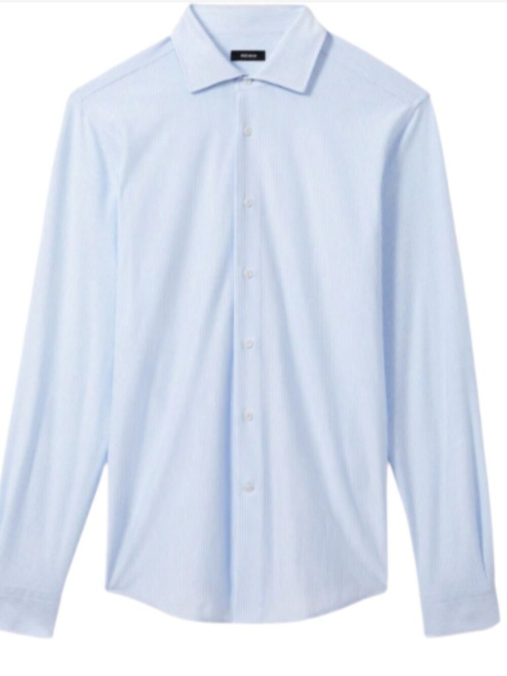 Reiss Men's Four Way Stretch Shirt in Blue Stripe Size 16 NWT 175